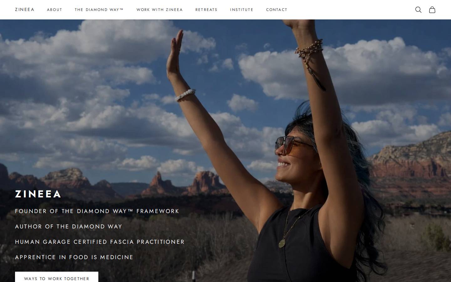 zineea.com homepage screenshot
