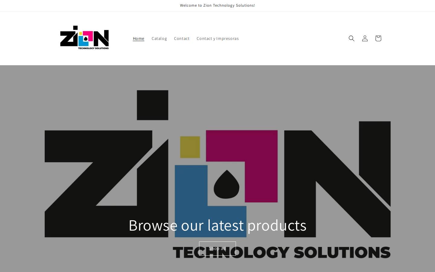 ziontechpr.com homepage screenshot
