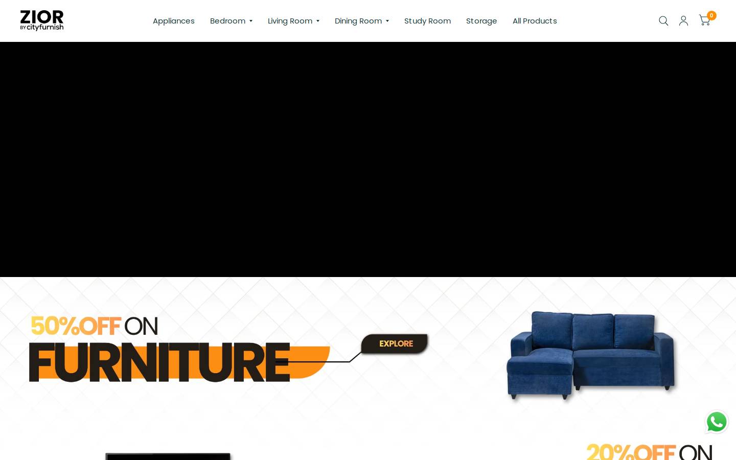 zior.in homepage screenshot