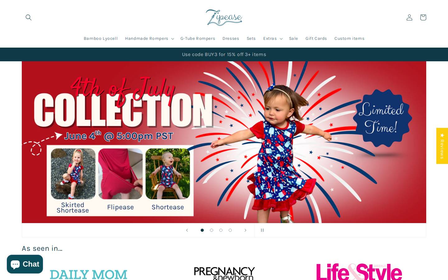 zipeaserompers.com homepage screenshot