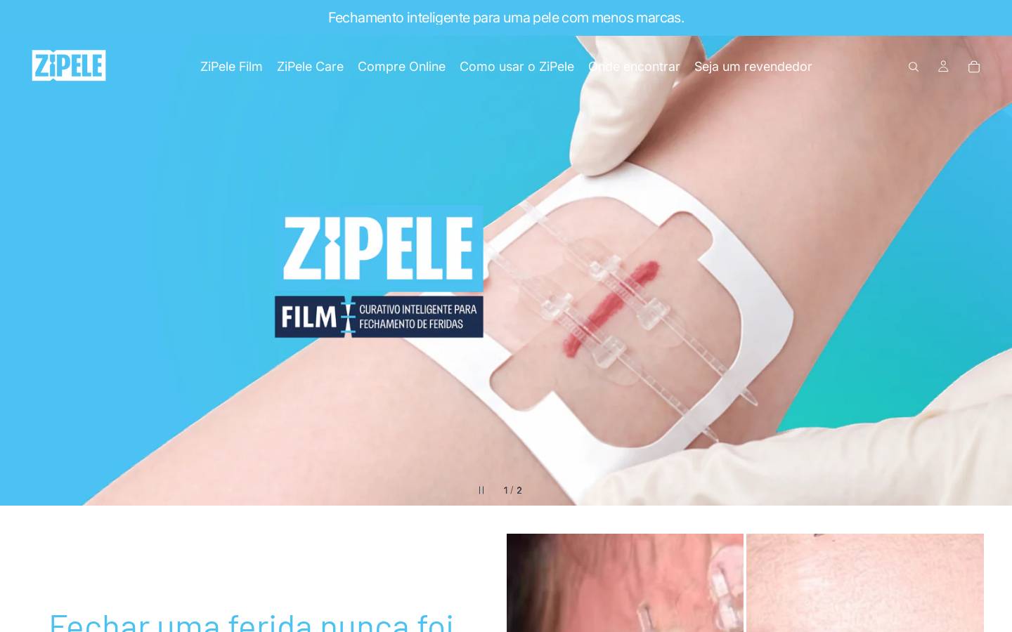 zipele.com homepage screenshot