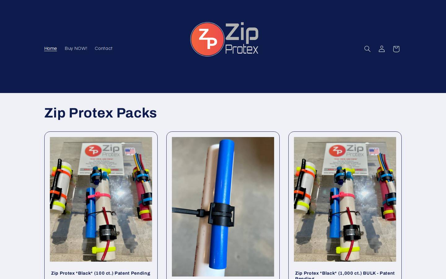 zipprotex.com homepage screenshot