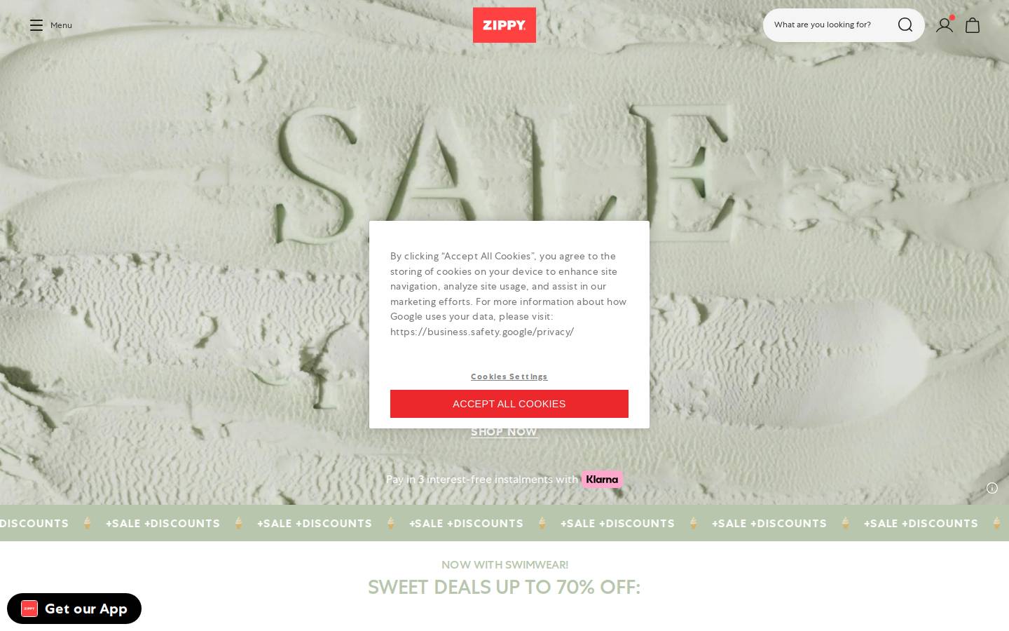 zippyonline.com homepage screenshot