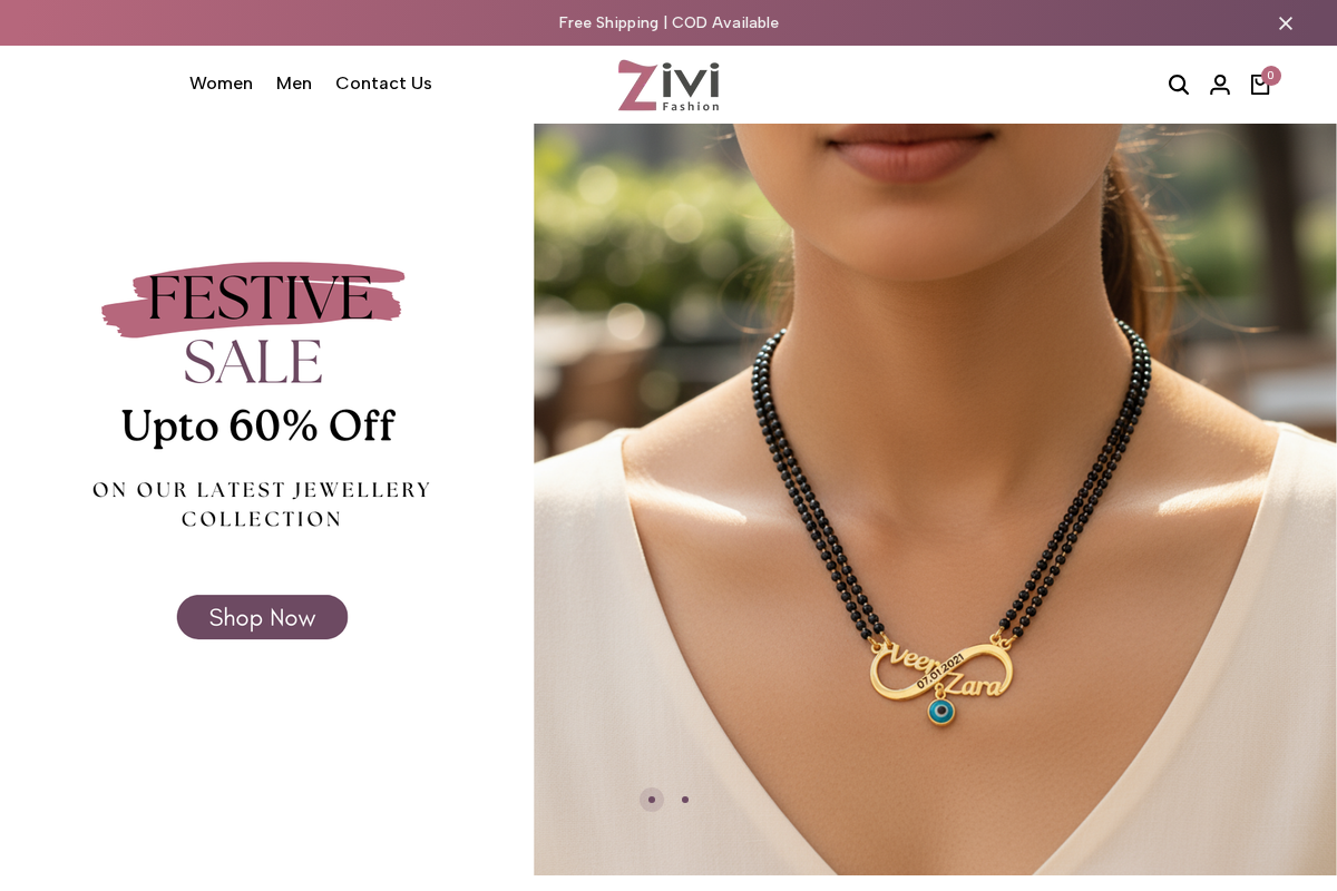 Zivi Fashion homepage screenshot