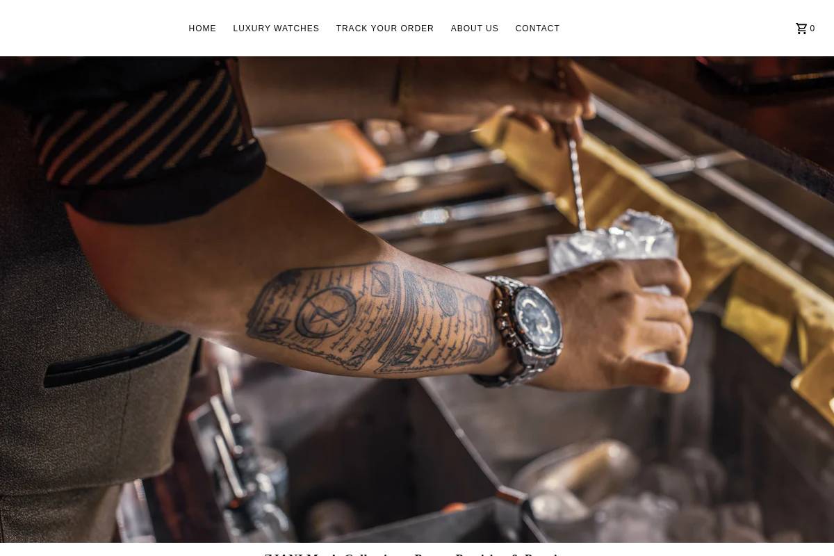 Zjani Mods homepage screenshot