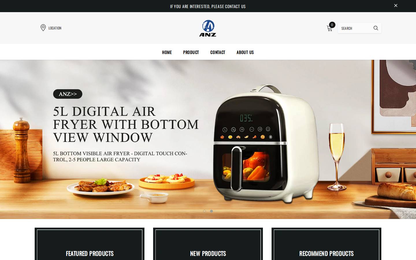 zjanz.com homepage screenshot
