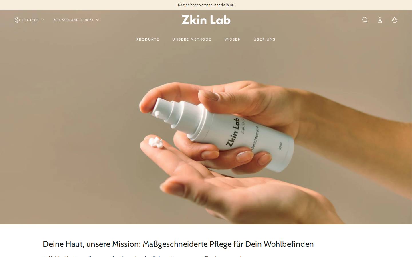 zkin-lab.com homepage screenshot