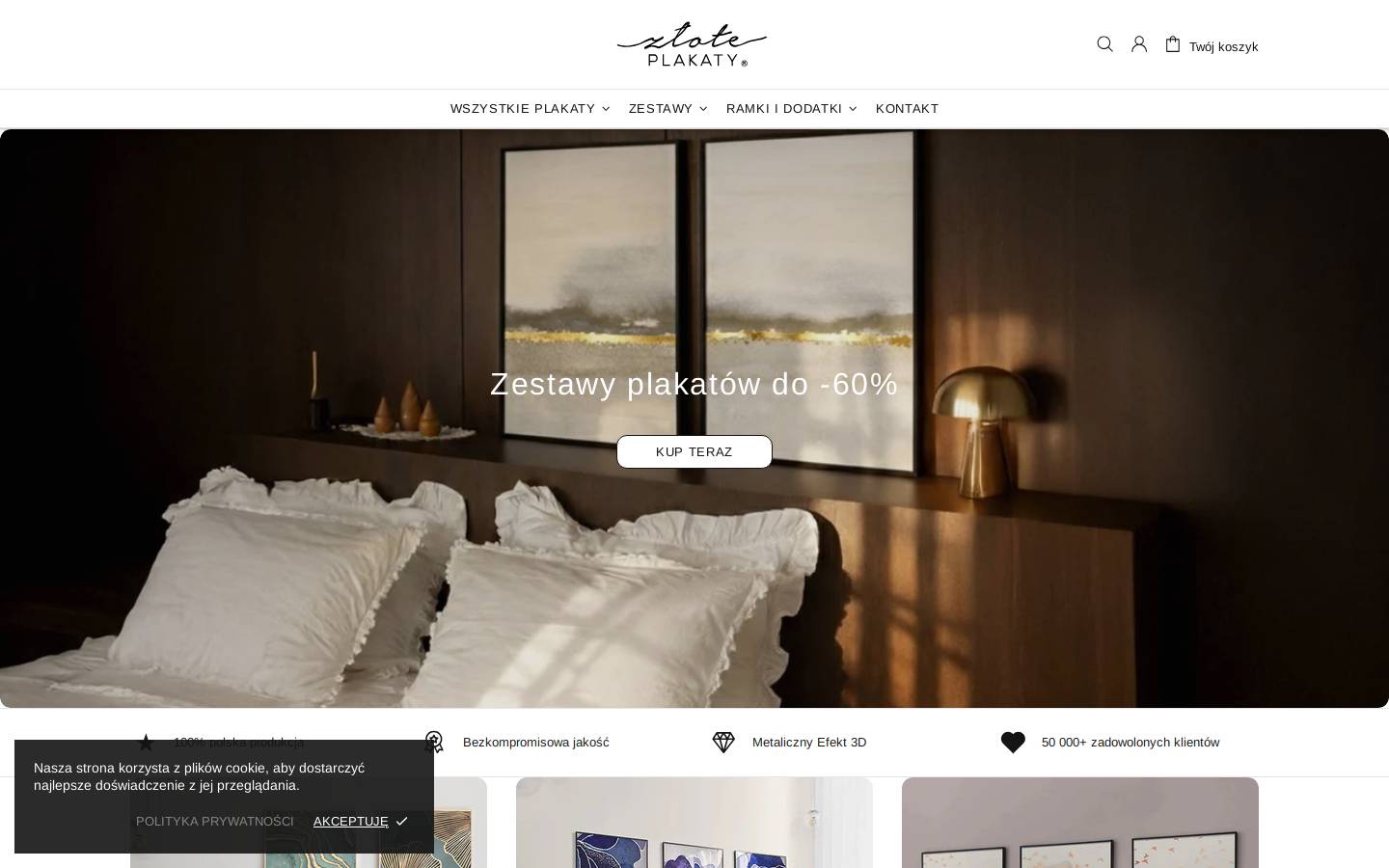 Złote Plakaty homepage screenshot