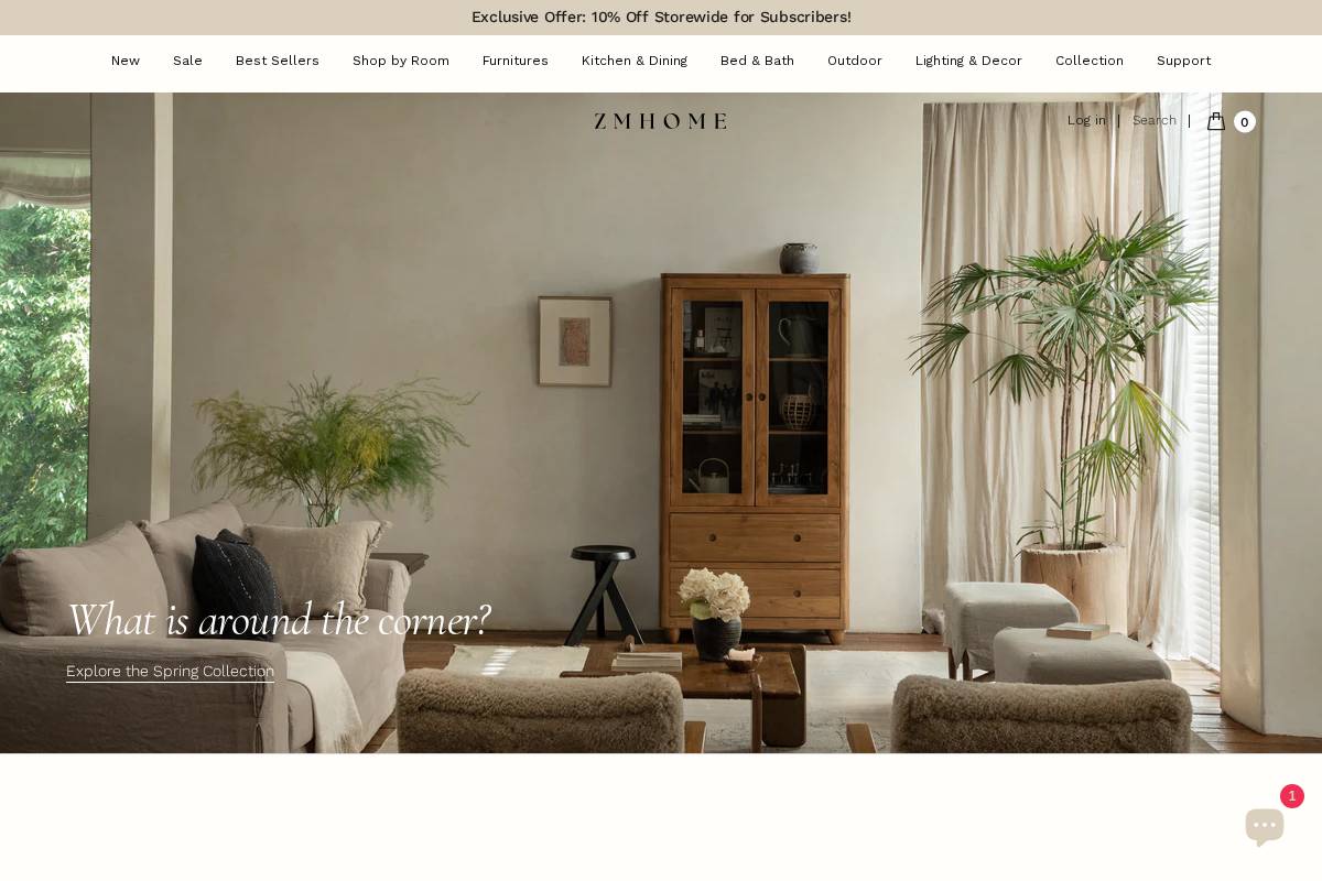 zmhome.store homepage screenshot