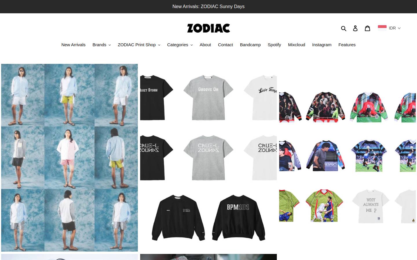 Zodiacjakarta homepage screenshot