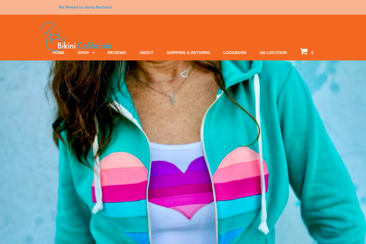 zoebikini.com homepage screenshot