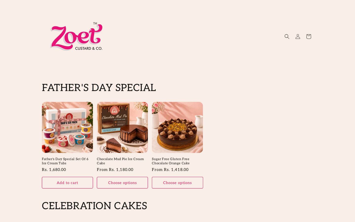 zoet.co homepage screenshot