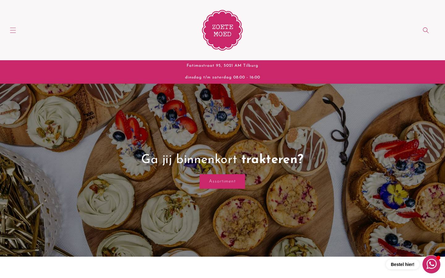 zoetemoed.nl homepage screenshot