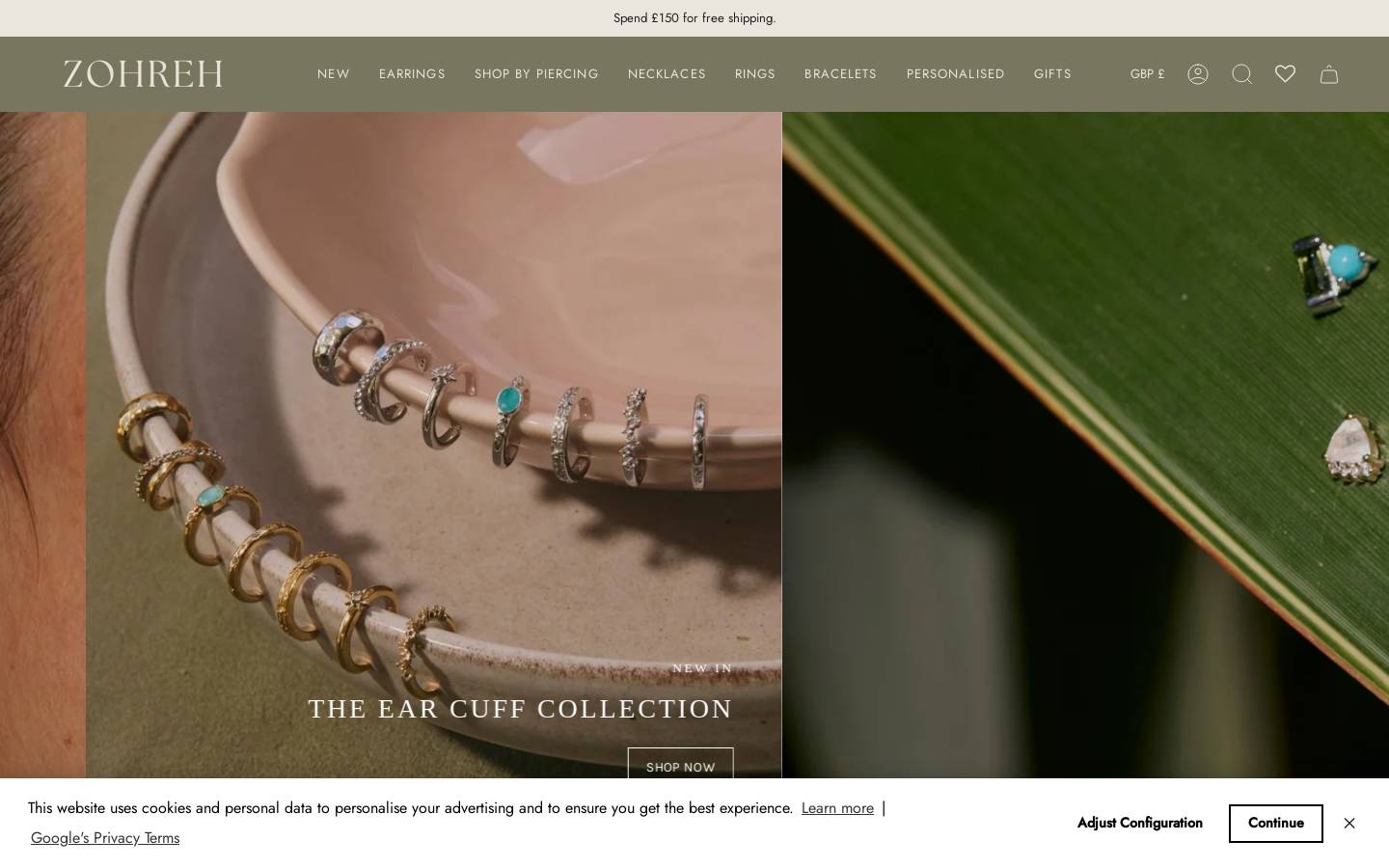 zohrehv.com homepage screenshot
