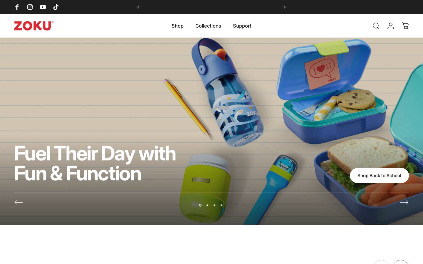 zokuhome.com homepage screenshot