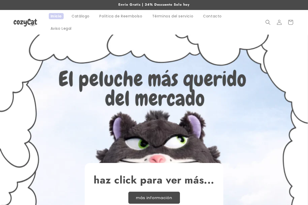 CozyCat homepage screenshot