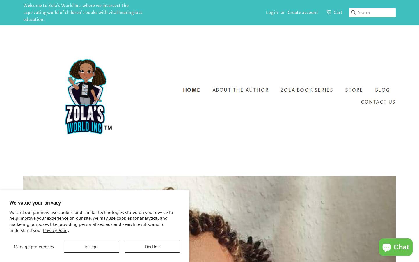 zolas.world homepage screenshot