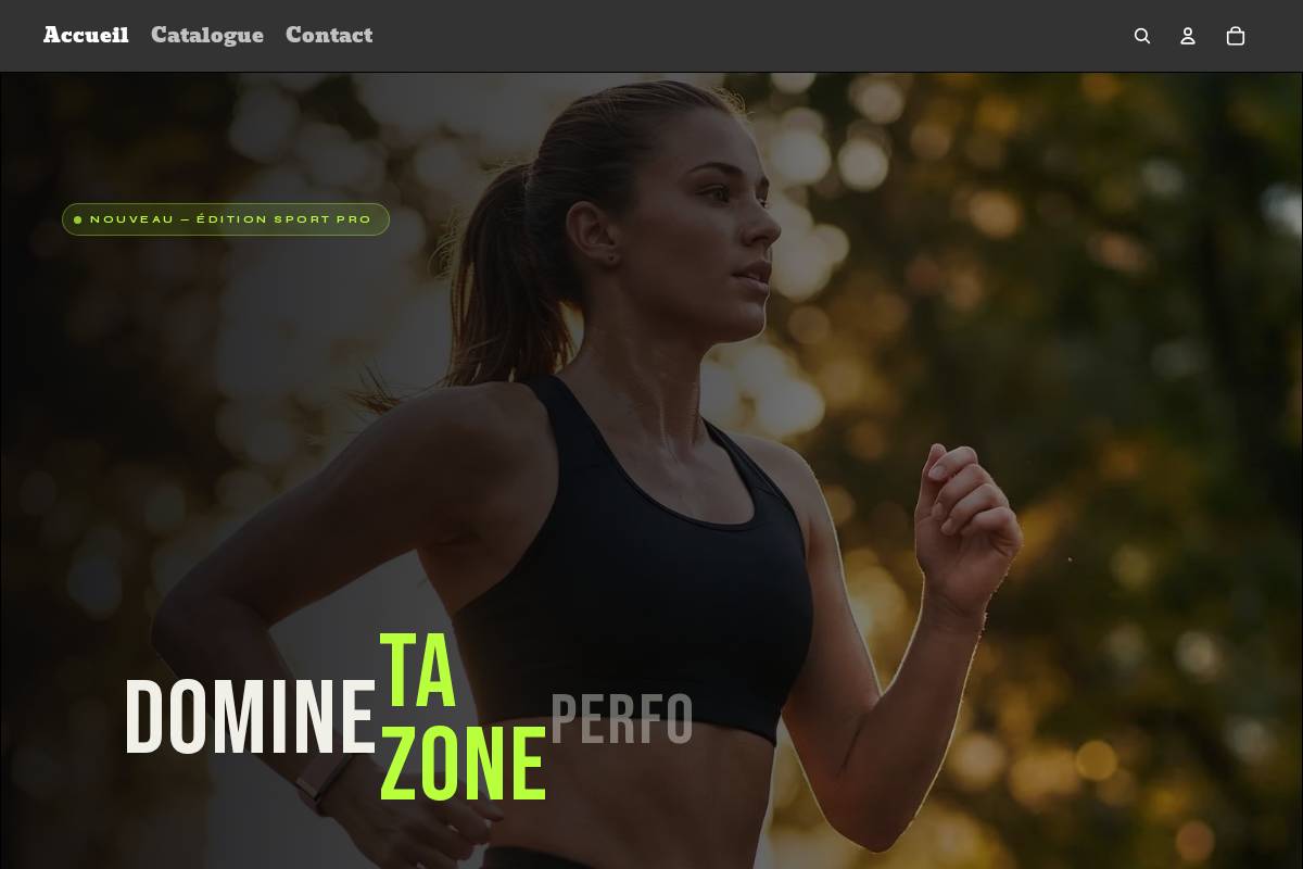 zone-fit.store homepage screenshot