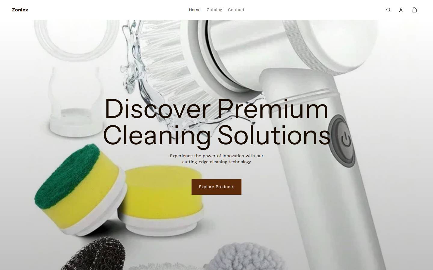zonicx.com homepage screenshot