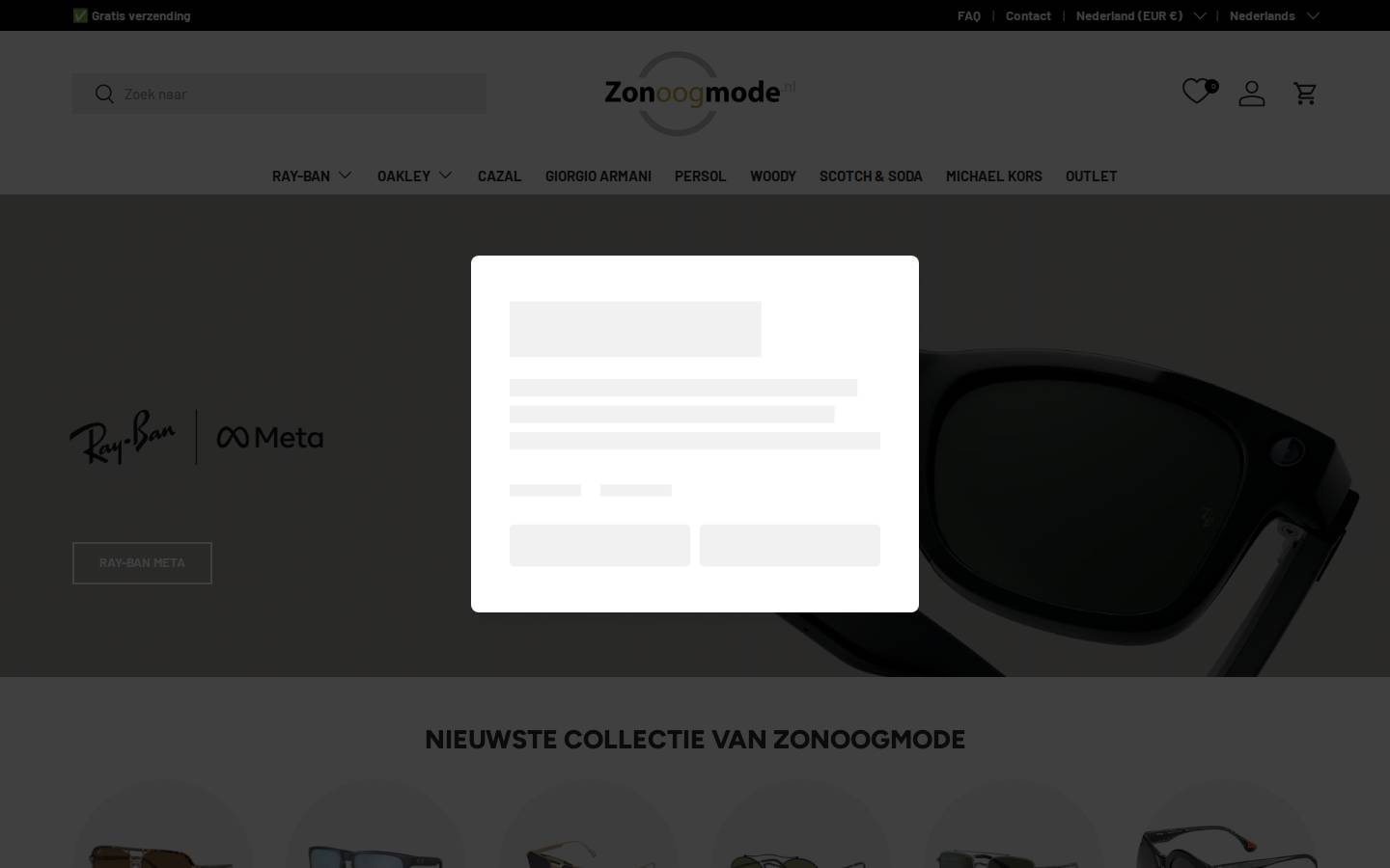 Zonoogmode homepage screenshot