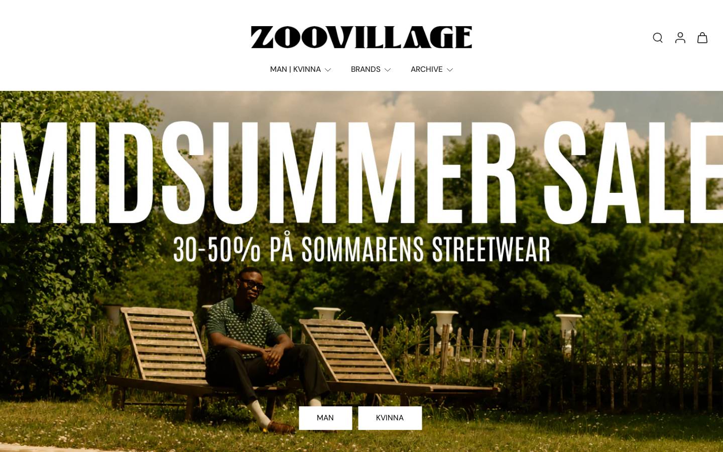 Zoovillage homepage screenshot