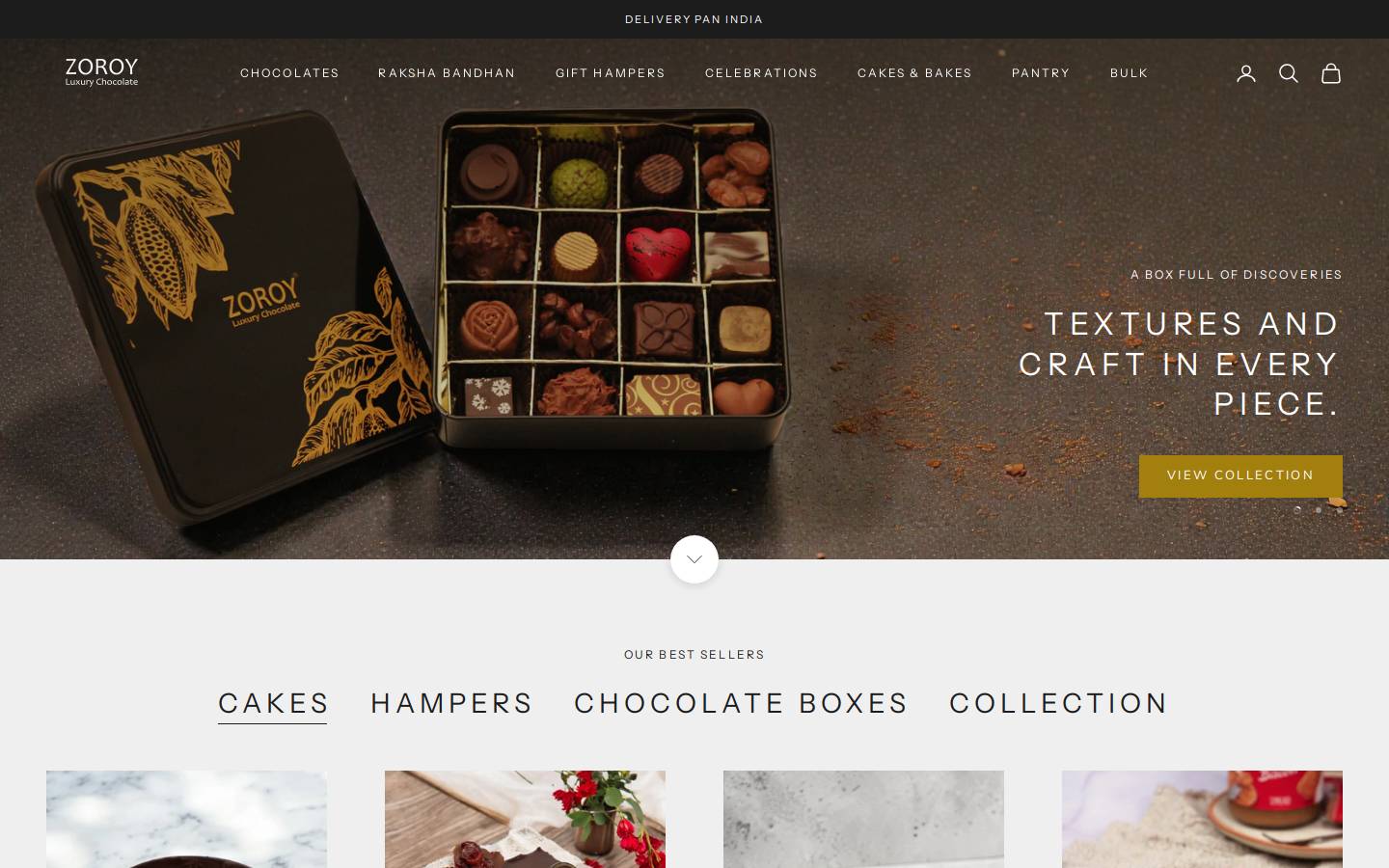 zoroy.com homepage screenshot