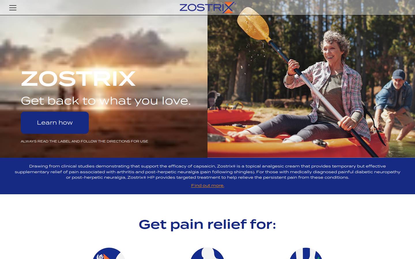 zostrix.com.au homepage screenshot