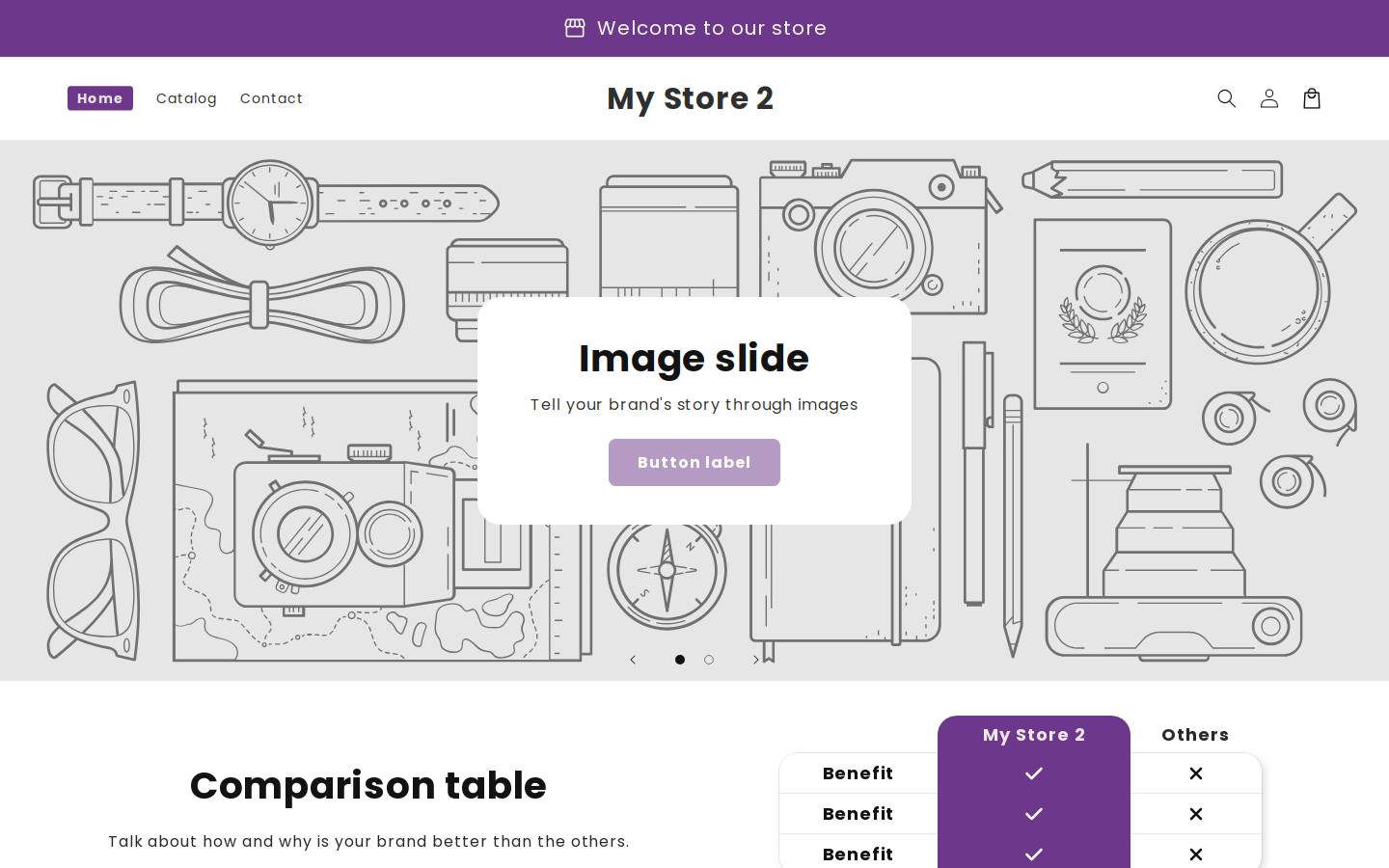 zovax.store homepage screenshot