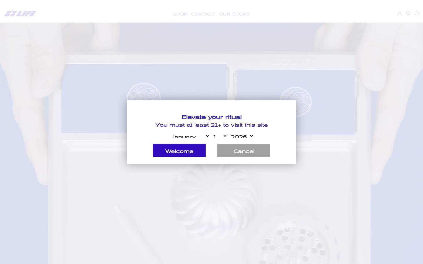 ZS homepage screenshot