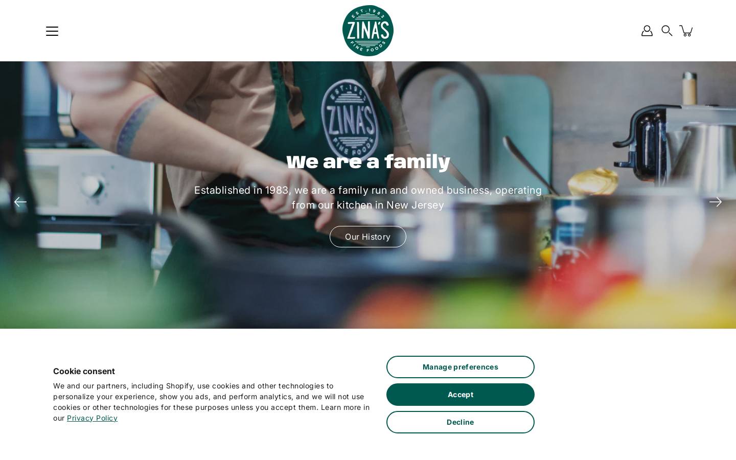 zsalads.com homepage screenshot