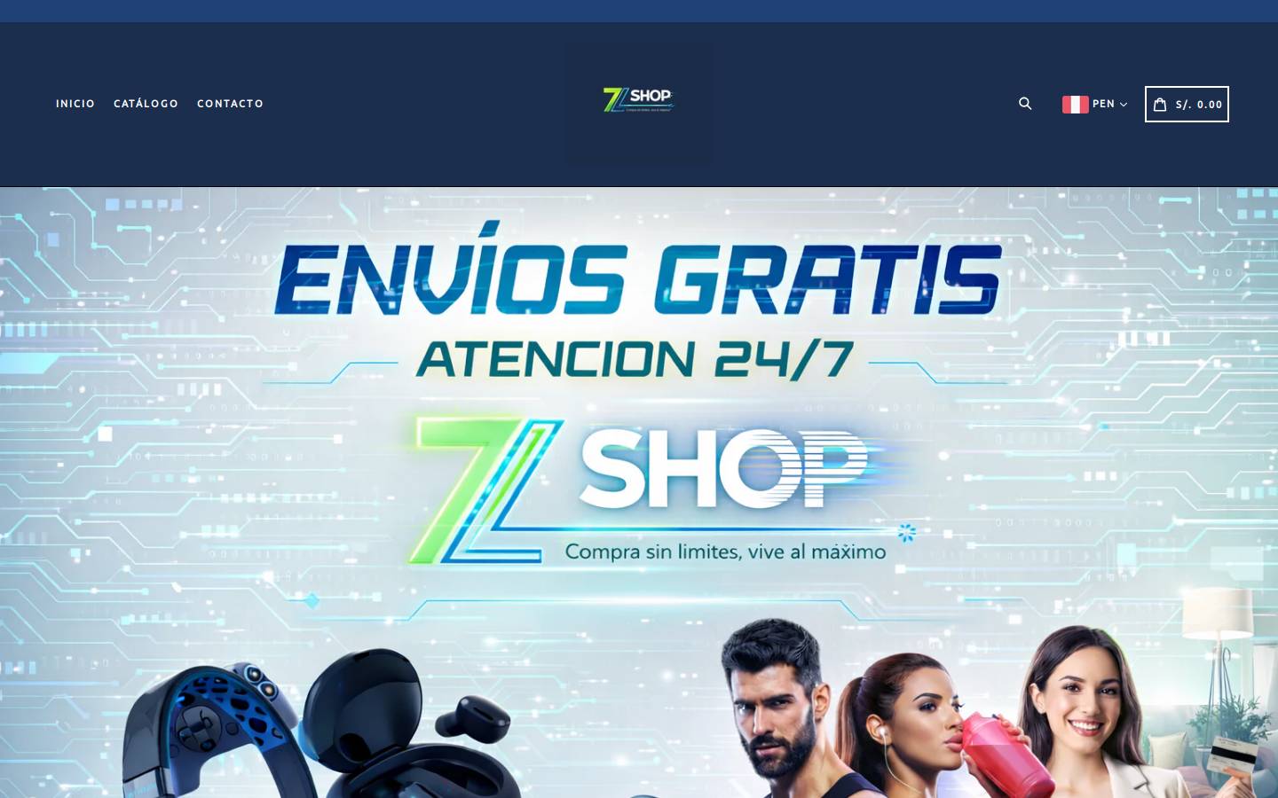 zshopperu.com homepage screenshot