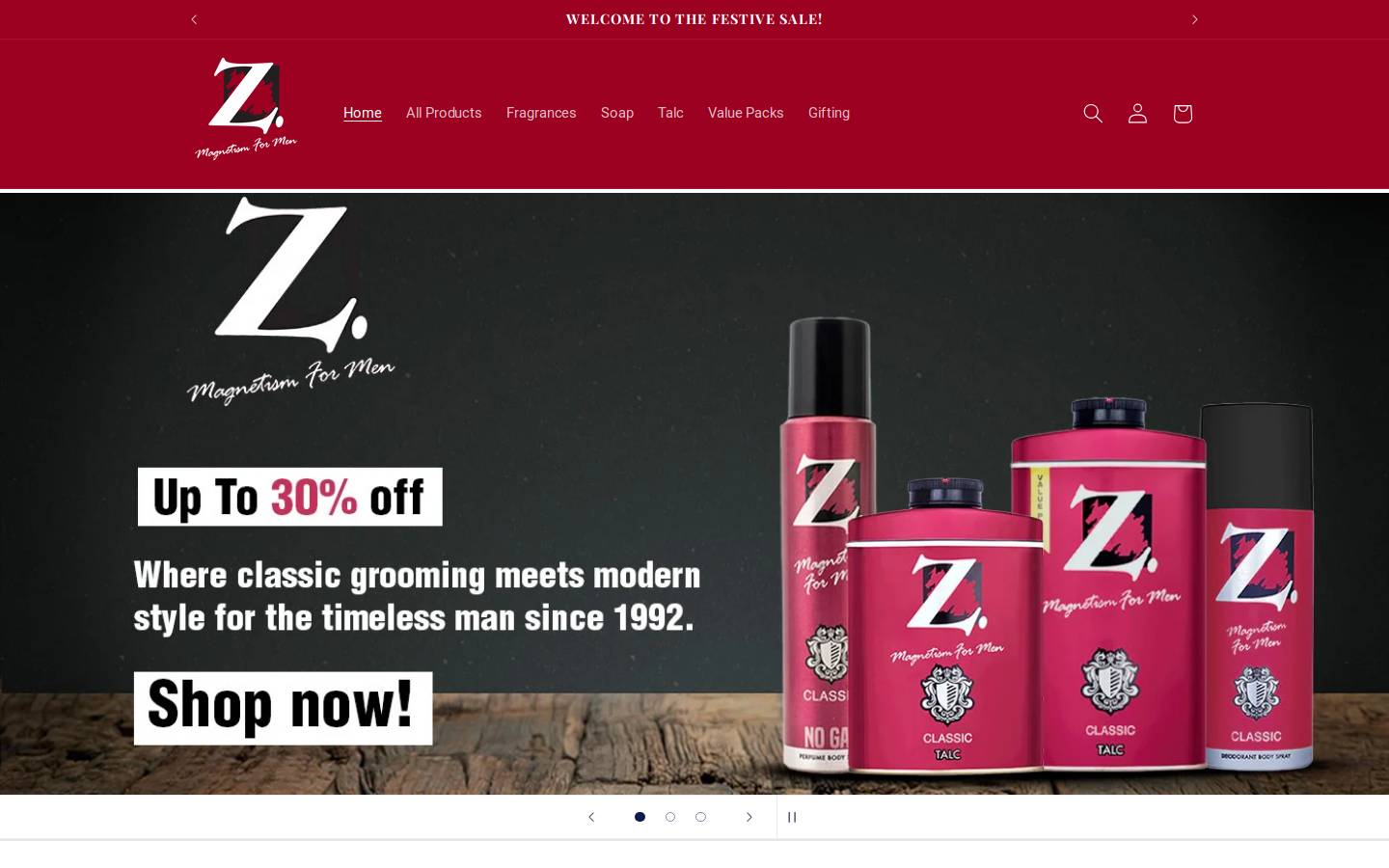 zstore.in homepage screenshot