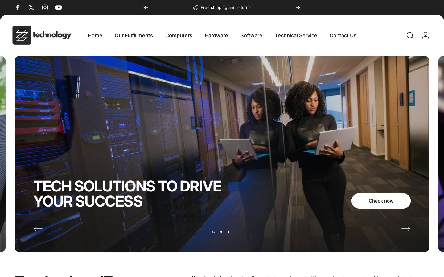 ztechnologysolution.com homepage screenshot