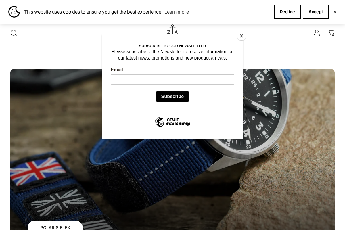 Zulualphastraps homepage screenshot