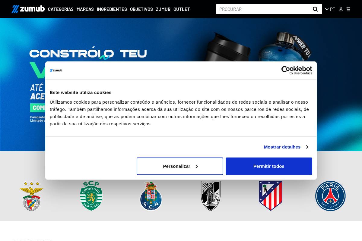 Zumub homepage screenshot