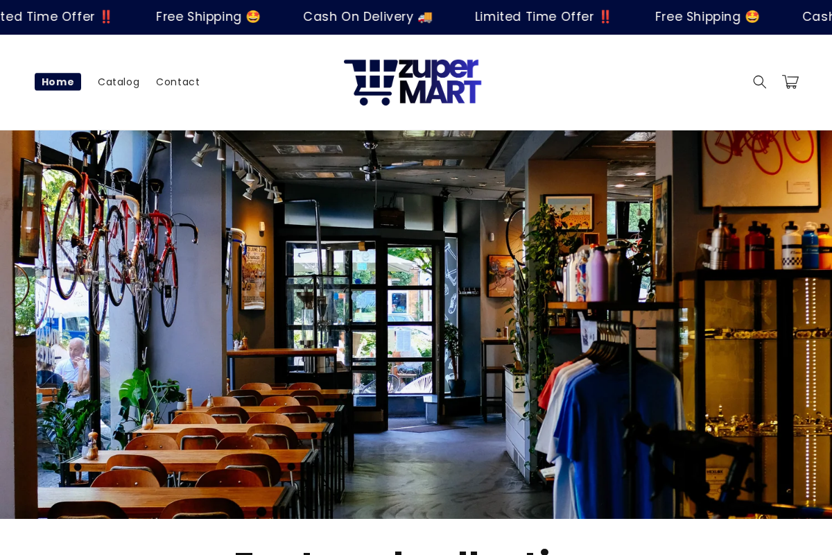 Zupermart homepage screenshot