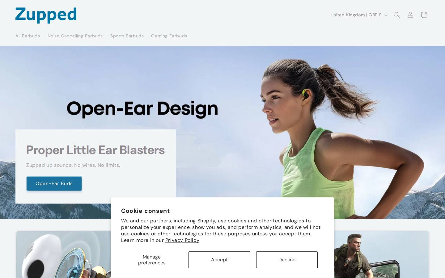 zupped.com homepage screenshot