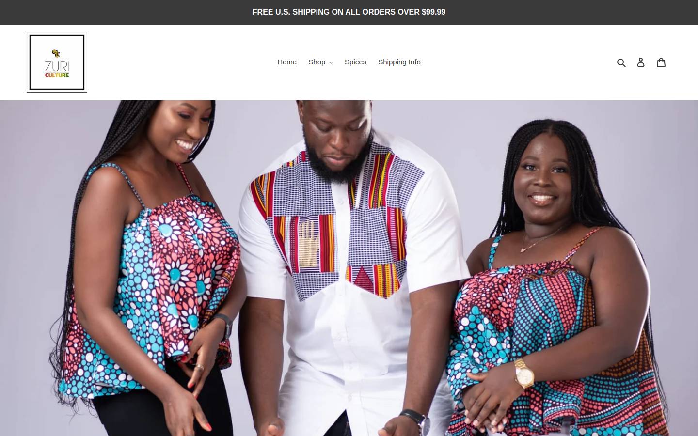 zuriculture.com homepage screenshot