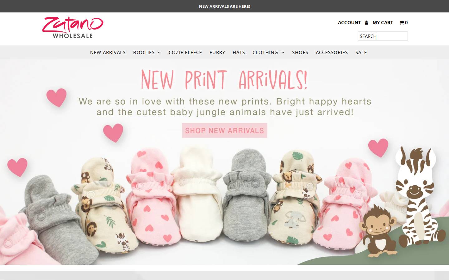 zutwholesale.com homepage screenshot