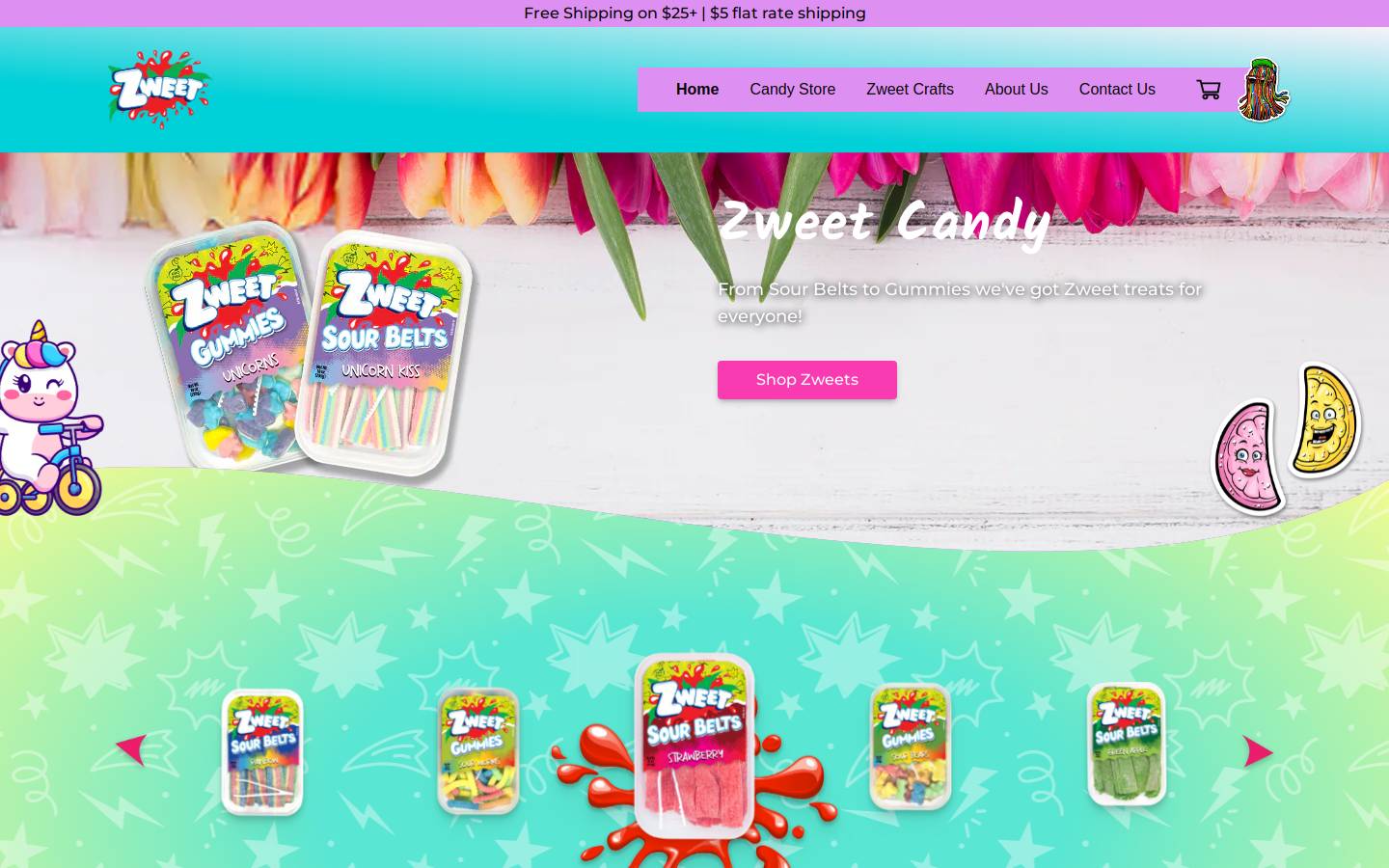 zweet.com homepage screenshot