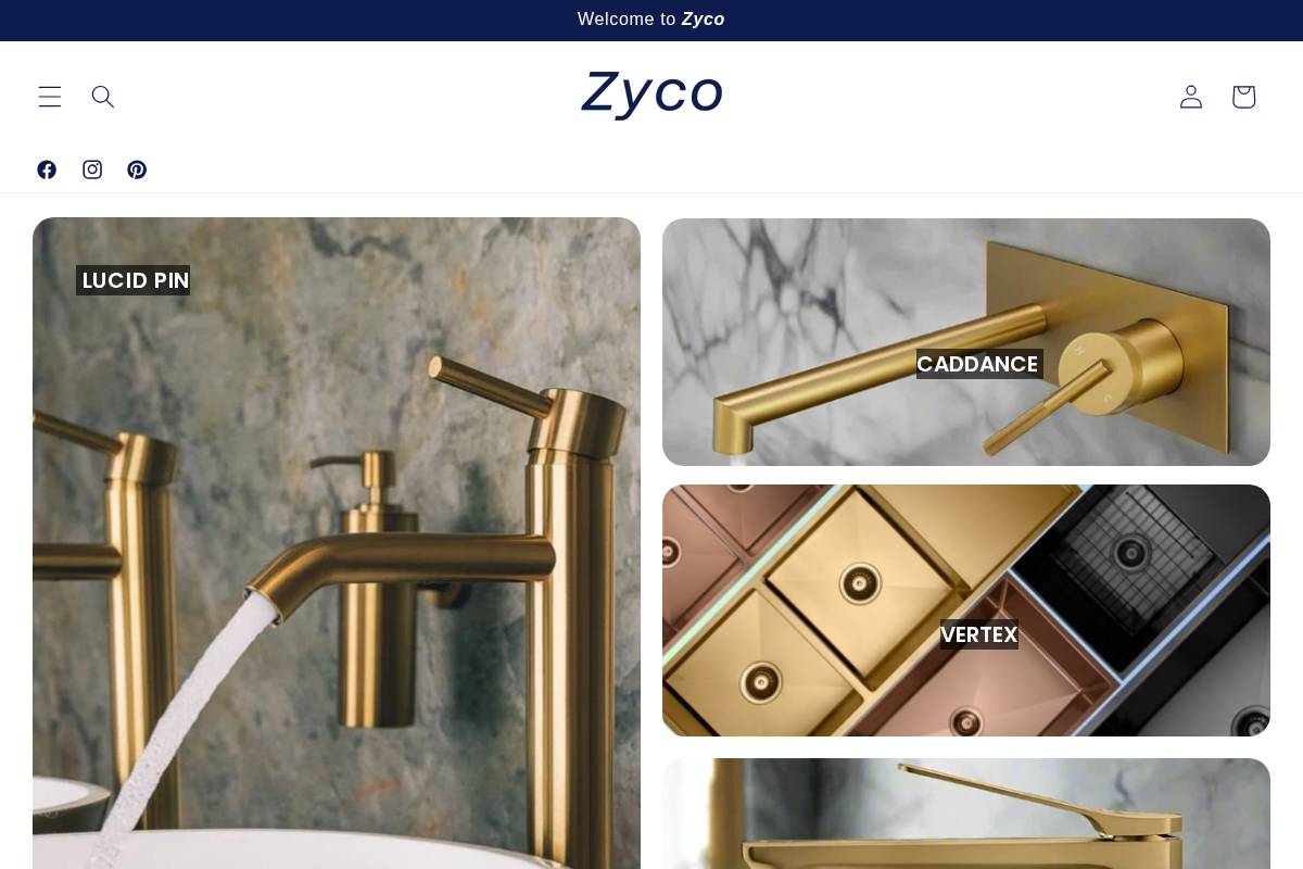 zyco.com.au homepage screenshot