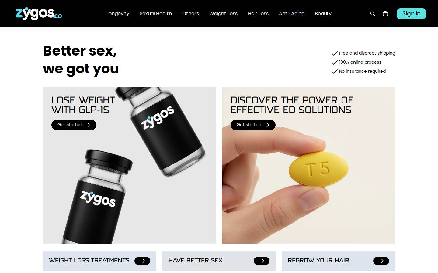 zygos.co homepage screenshot