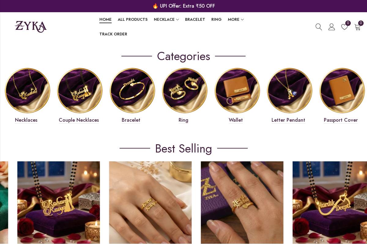 zyka.in homepage screenshot