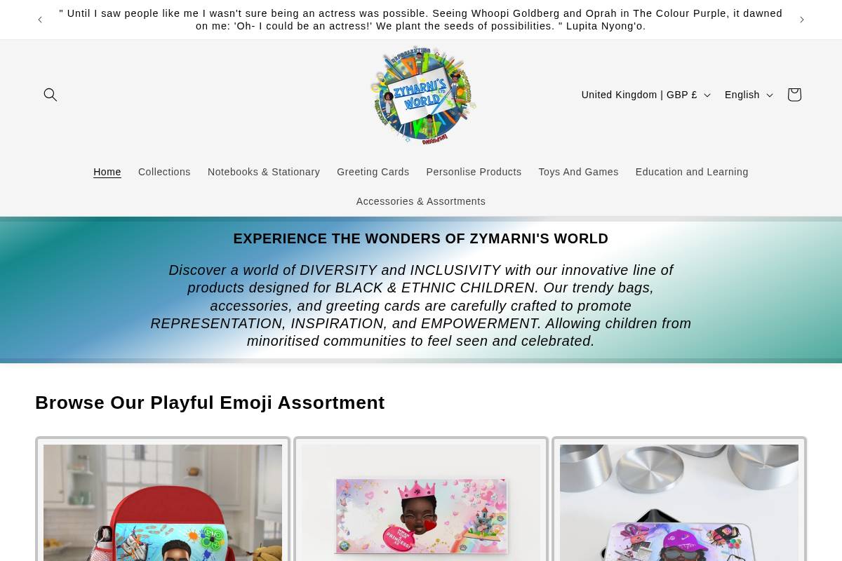 zymarnisworld.com homepage screenshot