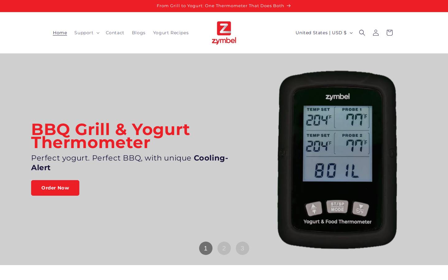 zymbel.com homepage screenshot