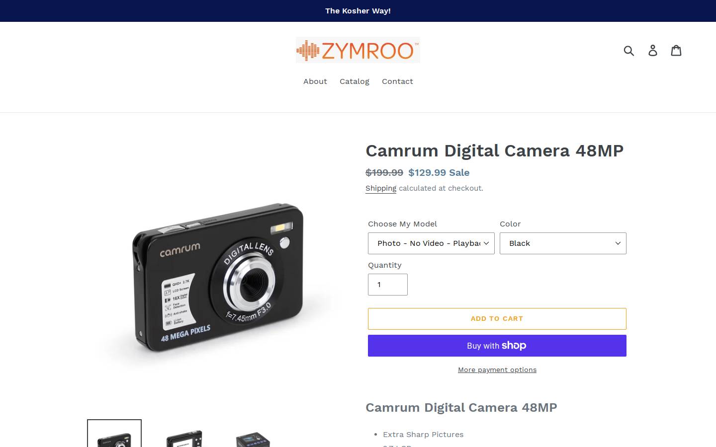 zymroo.com homepage screenshot