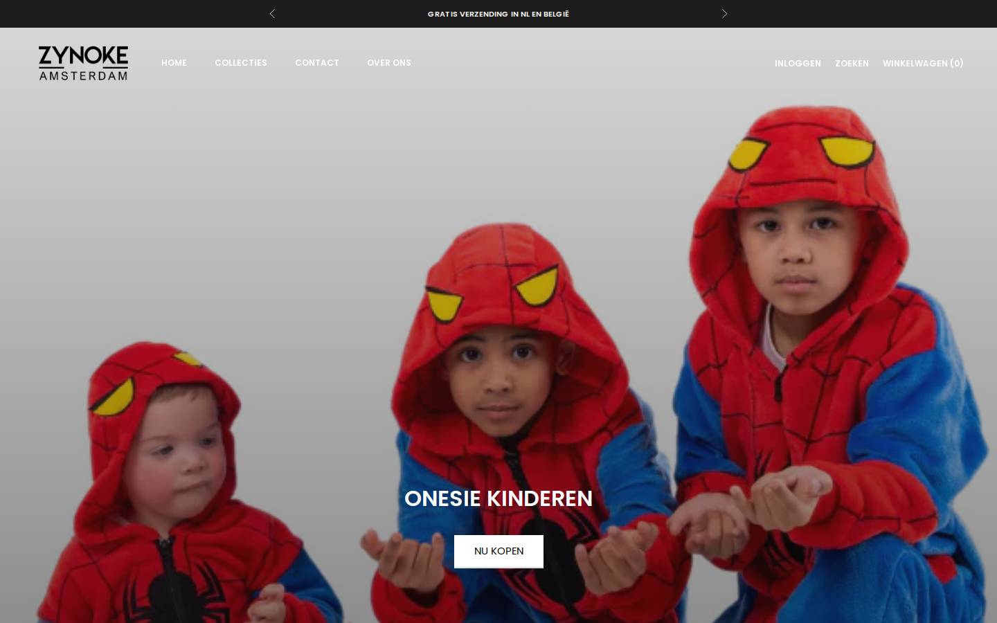 Zynoke homepage screenshot