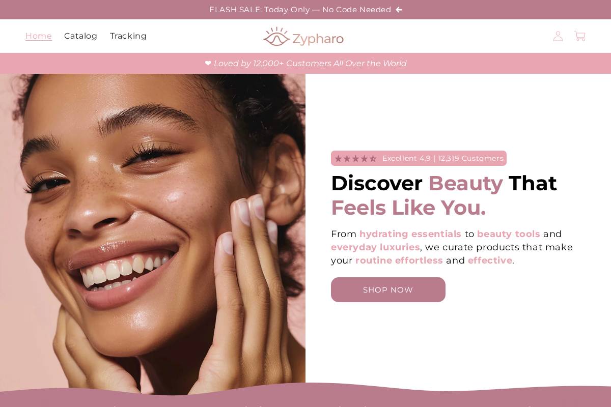 zypharo.com homepage screenshot