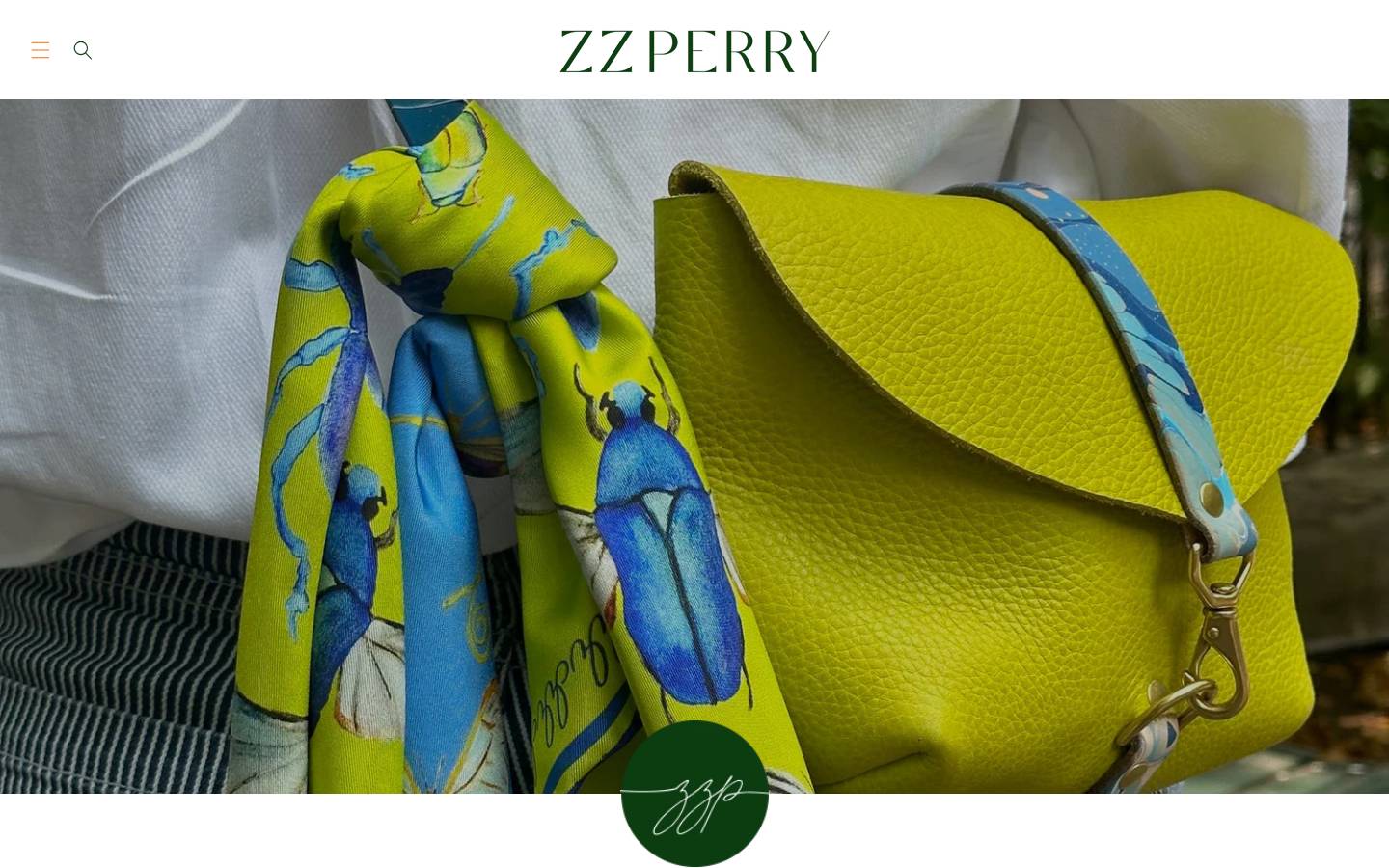 zzperryart.com homepage screenshot