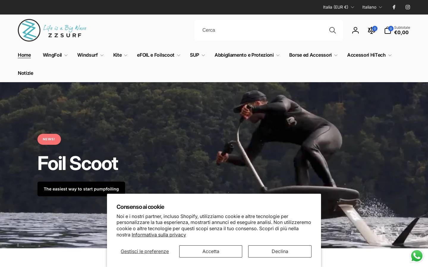 zzsurf.com homepage screenshot